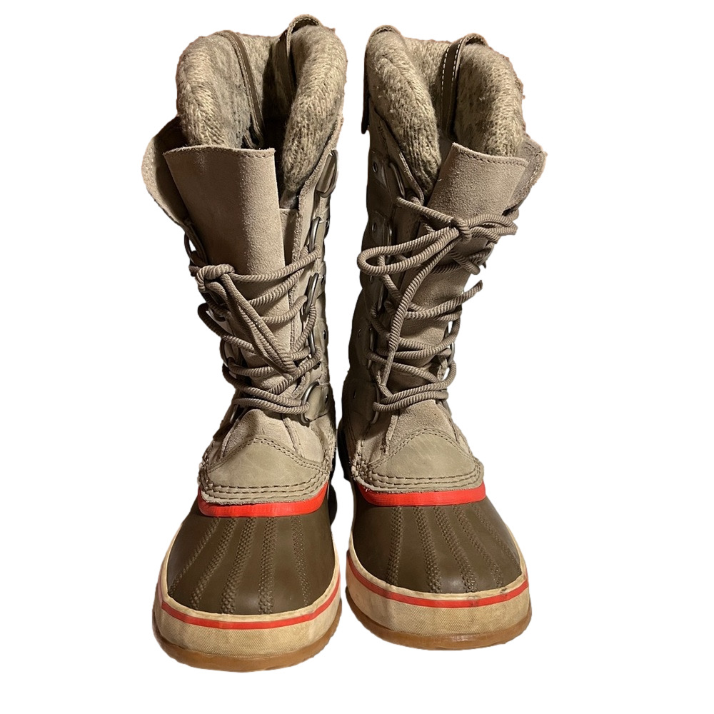 Sorel Women’s Joan of Arctic Waterproof Winter Boots Beige Tan Snow Insulated
